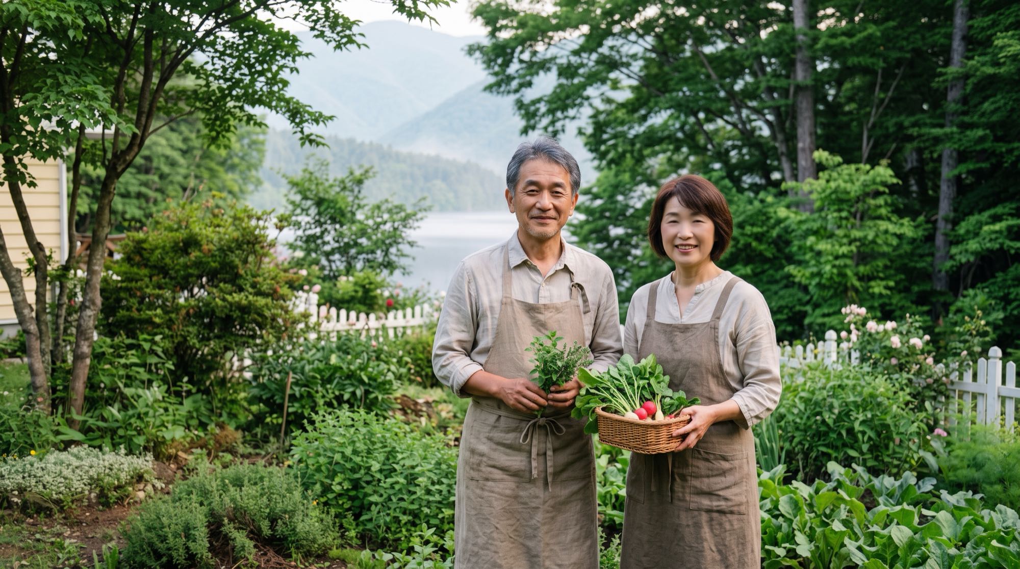 宿のオーナー夫妻