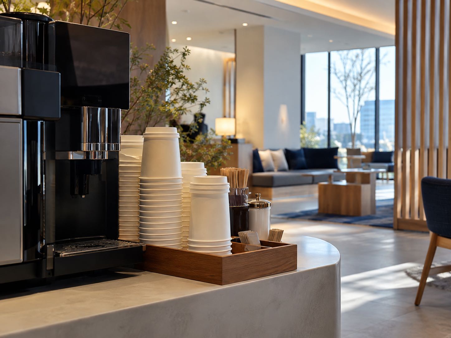 持ち帰り用のコーヒーカップ