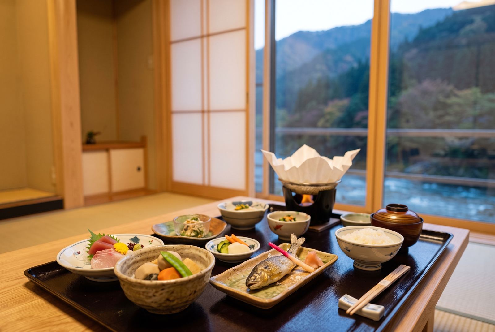夕食